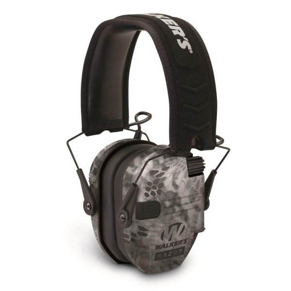 Walker's GWPRSEMKPT Razor Slim Electronic Muff - Kryptek Camo