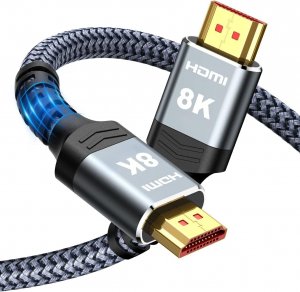 Highwings Long 8K HDMI Cable 25FT 48Gbps, 2.1 High Speed Gaming Cord