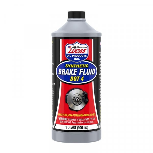 Lucas Oil 10788 Synthetic Brake Fluid DOT 4 - 1 Quart (Pack of 1)