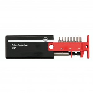 Wiha 79256 Metric Hex Bits-Selector & Magnetic Bit Holder 1.5-8.0mm  9pc