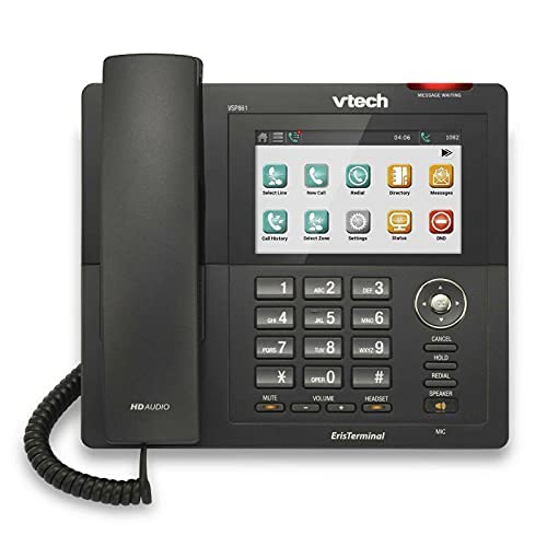 VTech VSP861 ErisTerminal SIP Color Touch Screen Deskset