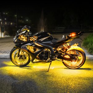 XKGlow XK034001A Motorcycle/ATV/Snowmobile LED Underbody Kit  Amber