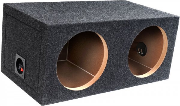 Atrend E12D 12" Dual Car Subwoofer Enclosure Box
