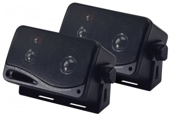 Pyramid 2022SX 3 Way 200 Watt Mini Box Car Speakers