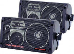 Pyramid 2060 3 Way 200 Watt Mini Box Speakers