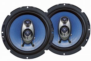 Pyle PL63BL 6.5" 3 Way 360 Watt Blue Wave Car Speakers(pair)