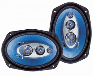 Pyle PL6984BL 6" x 9" 4 Way 400 Watt Car Speakers (pair)