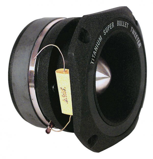 Pyramid TW46 1.5" 400 Watt Titanium Super Car Tweeter