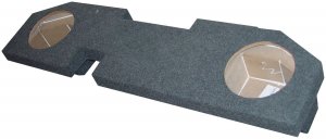 Q Power DODGE104DOOR 2x10 UFire Ebox SubBox For Dodge Quad Cab 02-08