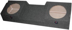 Q Power GMC12DF Dual 12" D-Fire Ebox For 1999-06 GM Extended Cab