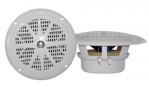 Pyle PLMR41W 4" Dual Cone White Marine Boat Speakers (pair)
