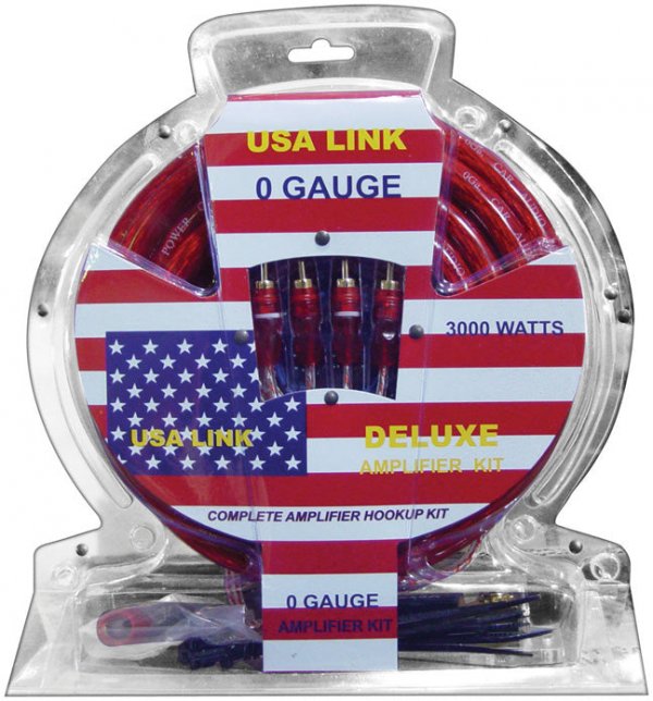 Q Power 0GAUSALINK 0 Gauge Amplifier Kit