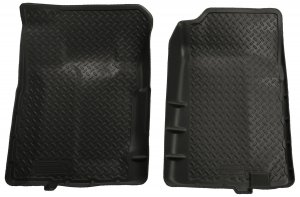 Husky Liners Classic Style Series | 1992-1994 Chevrolet Blazer, 1988-1999 Chevrolet C 1500/K 1500 Extended | Front Floor Liners, Black | 31101, Medium