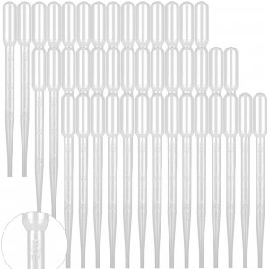 moveland 100 PCS 3ML Dropper Pipettes Essential Oil Transfer for Crafting