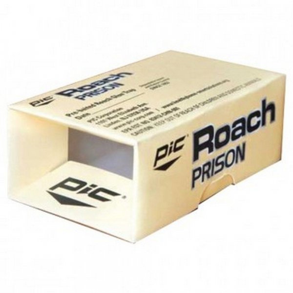 PIC RP Roach Prison Covered Insect Glue Trap, 2 pk