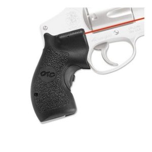 Crimson LG105 Trace Lasergrips for Smith & Wesson J-Frames (Round Butt) Red