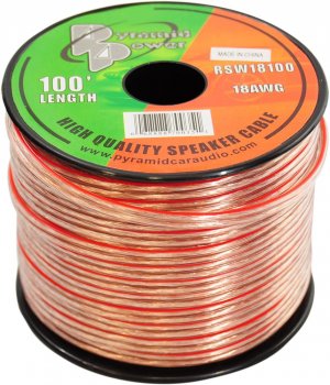 Pyramid RSW18100 100' foot 18 Gauge Speaker Wire
