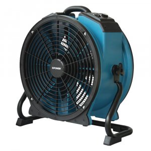 XPOWER X-47ATR Industrial Sealed Motor Axial Fan Air Mover w Power Outlet, Timer