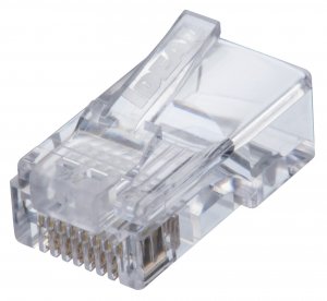Ideal 85-372 CAT-5E Feed-Thru RJ45 Mod Plugs (100 pk)