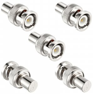RFAdapter BNC 50 Ohm Terminator, 5-Pack BNC Male Plug Cap Protective Cover for VNA, Signal Analyzers, Coaxial Cable Adapter Connector