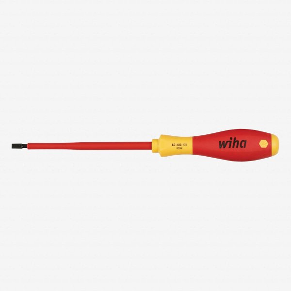 Wiha 32005 Insulated SoftFinish Slotted Screwdriver 2.0mm x 60mm