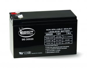 American Hunter DE-30020 12v 7 Amp Hr Rechargeable Battery