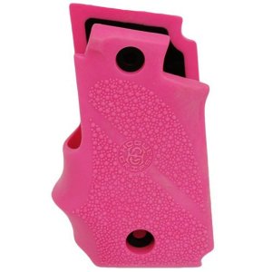 Hogue 38007 Sig Sauer P238 Rubber Grip With Finger Grooves Pink
