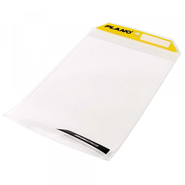 Plano StowAll Series 3600 Waterproof Storage Bag, 7.25”L x 11”H, Transparent, TPU Plastic Bags for Soft Baits & Fishing Tools, Water-Resistant Storage Bags