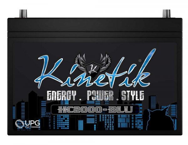 Kinetik HC2000BLU 2000 Watt 90 Amp Hour Car Audio Battery
