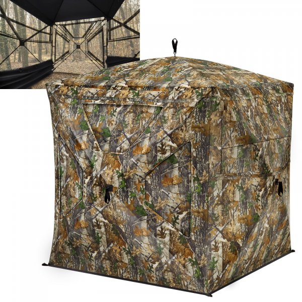 TIDEWE 270° See Through Hunting Blind, Ground Blinds for Deer Hunting