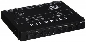 Hifonics HFEQ EQUALIZER/CROSSOVER 1/2 DIN; 4BAND EQ; 2-WAY XOVER