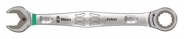 Wera - 5073283001 4013288167385 Ratcheting Combination Wrench Joker 1"/2x177mm, Multi