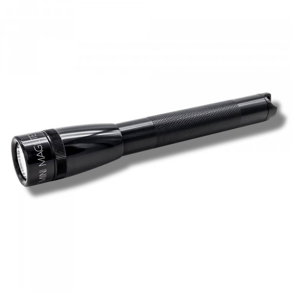 MagLite Mini MAG 2 AA LED Flashlight – 127 Lumens Compact Flashlight with Adjustable Beam, High/Low Modes, IPX4 Water-Resistant, Shock-Resistant Design, Alkaline Batteries Included (Combo Pack, Black)