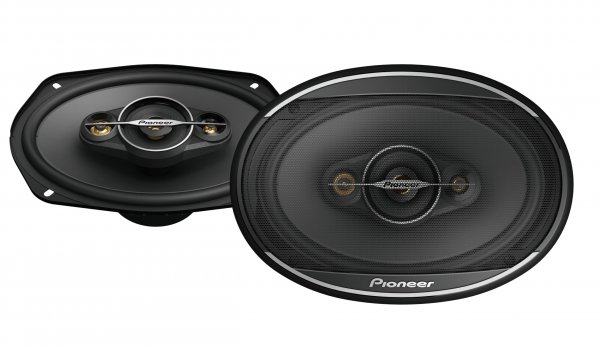 Pioneer A-Series Standard TS-A6961F 6” x 9” 4-Way Speakers (Pair) – 450W Max, Balanced Sound + Smooth Treble, Enhanced Bass, Ideal Factory Upgrade, Installation Adaptors Included