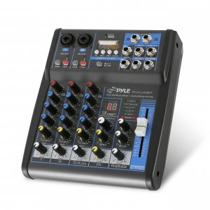 Pyle PMXU43BT 4-Channel Bluetooth Studio Mixer