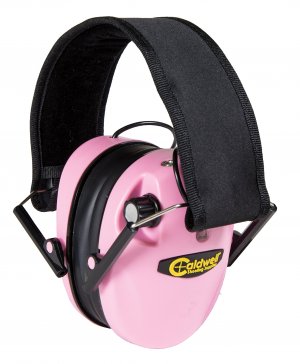 Caldwell 487111 EMax Low Profile Electronic Hearing Protection (Pink)