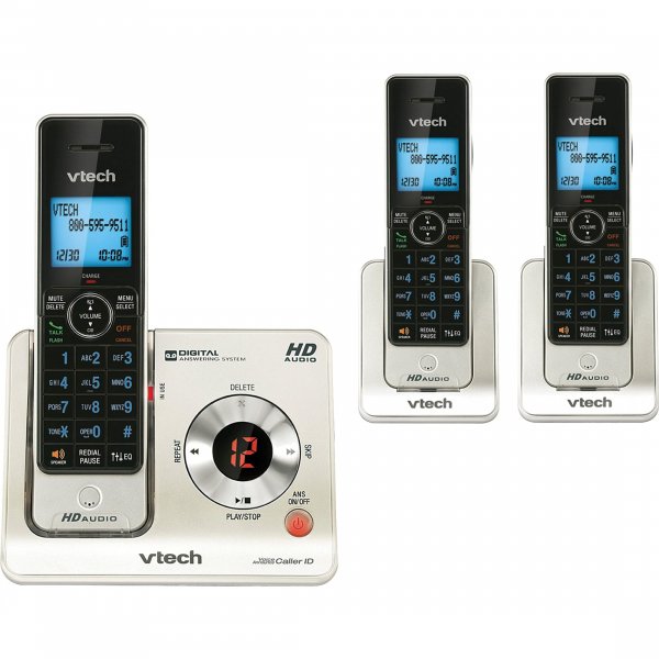 VTech LS6425-3 DECT 6.0 3-Handset Answering System w/Caller ID/Call Waiting