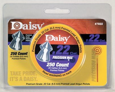 Daisy 997922512 .22 Cal. Pointed Pellets  250 Tin