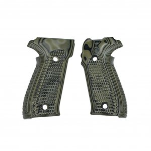 Hogue 26138 Sig Sauer P226 Da Sa Piranha G10 G-Mascus Green Lava