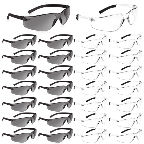 Salfboy 30pack Safety Glasses Bulk for Men Women, Ansi Z87.1 Eye Protection