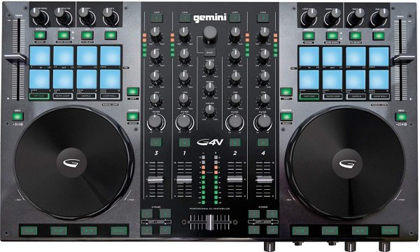 Gemini G4V 4-Channel Virtual DJ Controller