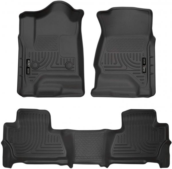 Husky 99201 Front/2nd Seat Floor Liners For 15-2020 Tahoe/Yukon Front/2nd