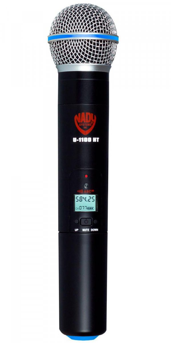 Nady U-2100 HT BAND A/B Dual UHF 100-Channel Wireless Handheld Microphone System