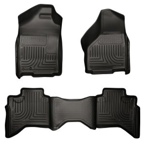 Husky 98031 Liners Front/2nd Seat Floor Liners For 02-09 Ram 1500 Quad Cab