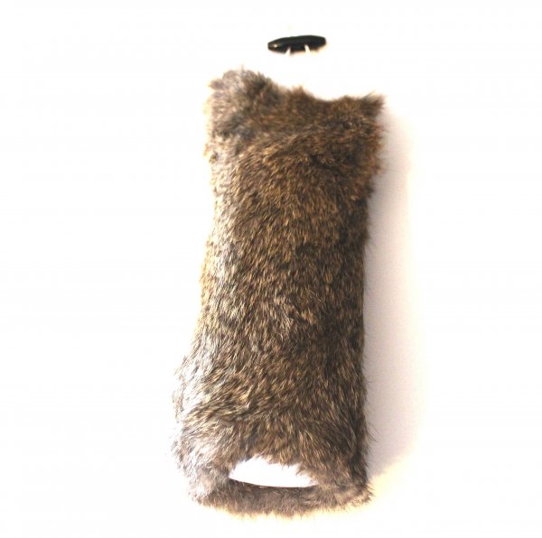 The Original Clone® Realistic Rabbit Fur Dog Training Dummies - Realistic Rabbit Fur Training Dummy with Throwing Toggle, for Gundog & Puppy Training - Gundog Training Equipment (1lb Rabbit Dummy)