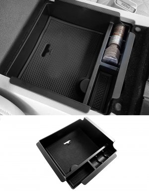Vesul Center Console Armrest Storage Box Compatible with Nissan Maxima 2016-2023 ABS Tray Insert Organizer Glove Pallet