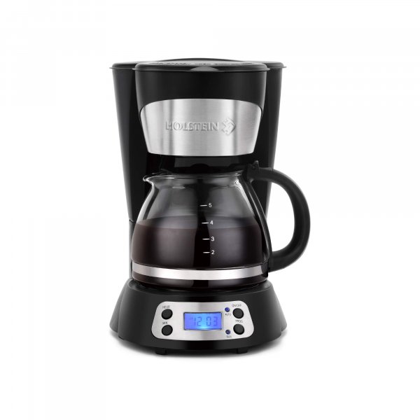 Holstein Housewares HH09101009B 5 Cup Programmable Coffee Maker Black