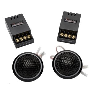 American Bass SYMP25 Symphony Tweeters 28mm w/outboard crossovers 150W Pair