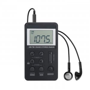VR-robot Portable AM/FM Radio, Pocket Radio with Excellent Reception