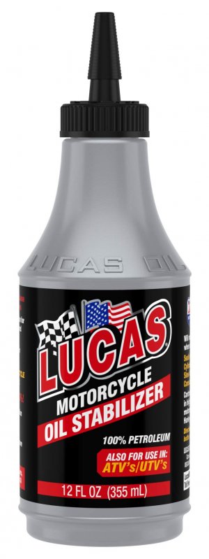 Lucas Oil 10727 Motorcycle Oil Stabilizer 12 Ounce